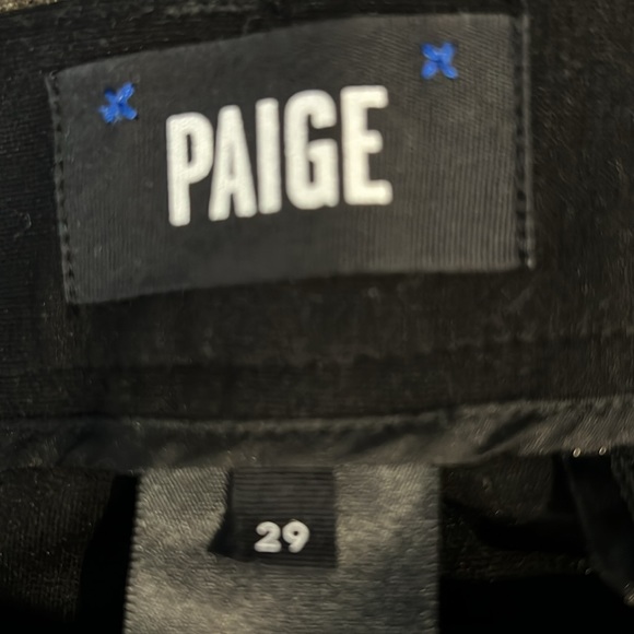 Paige sequined front black pant. - Picture 12 of 13